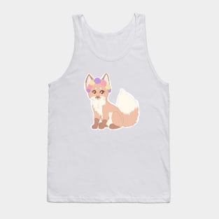 Flora the flower fox Tank Top